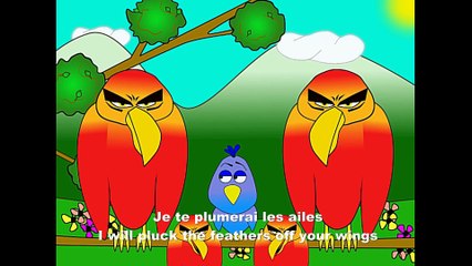 Alouette gentille alouette  alain le lait French body parts  for birds_