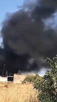 Andria: incendio in un deposito in via Ospedaletto