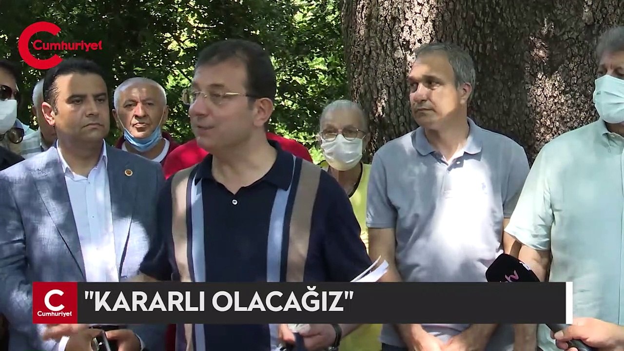 İmamoğlu: ''Kararlı olacağız''