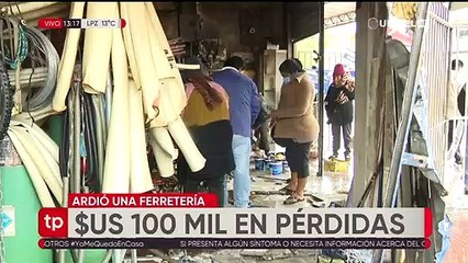 Santa Cruz: Incendio en una ferretería deja una pérdida de $us 100 mil
