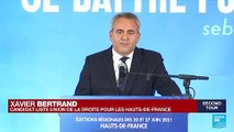 Elections régionales en France : le sortant Xavier Bertrand (ex-LR) l'emporte dans les Hauts-de-France (estimations)