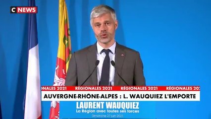 « C'est la victoire d'un cap clair » : la réaction de Laurent Wauquiez, réélu à la tête de sa région