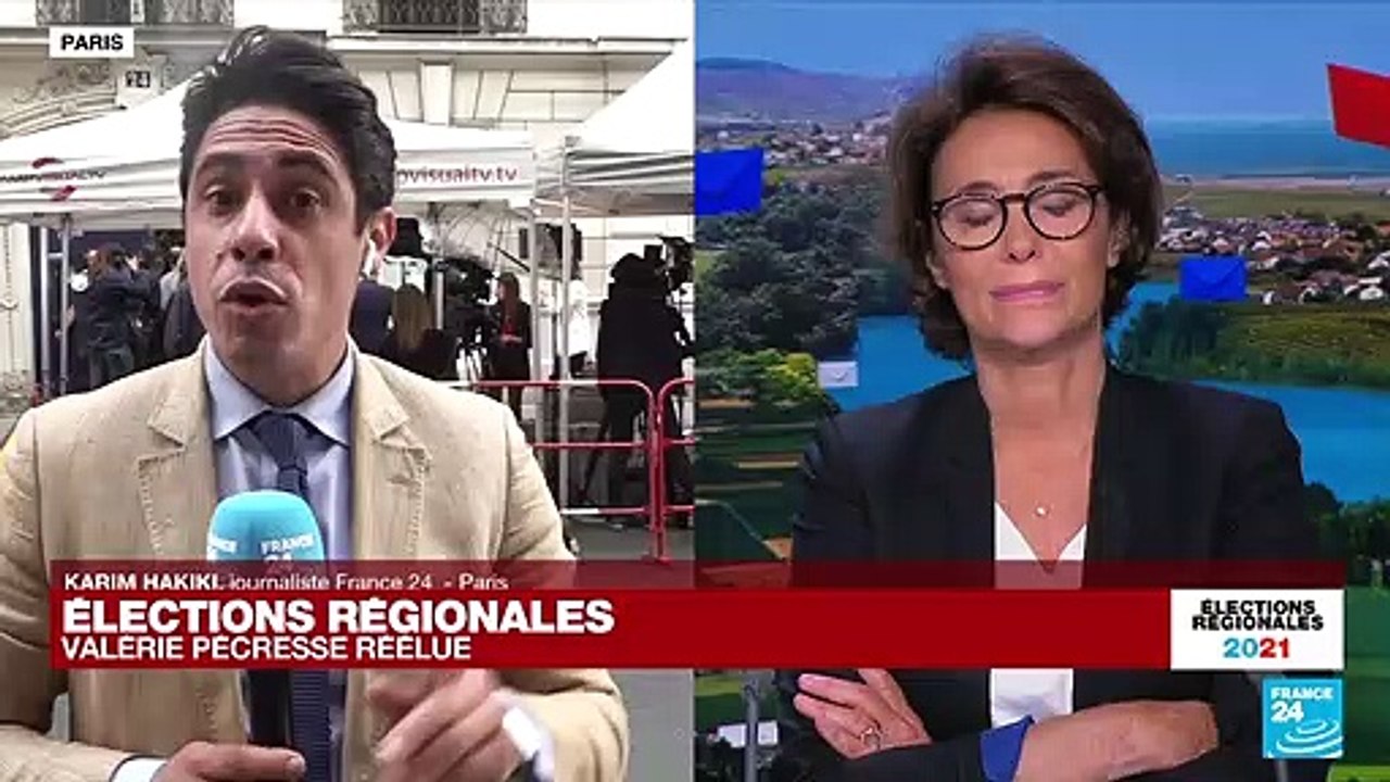 Elections régionales en France : Valérie Pécresse (ex-LR) l'emporte en Ile-de-France