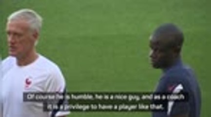 Kante is very humble but he also performs - Deschamps