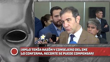 ¡AMLO tenía razón y consejero del INE lo confirma recorte se puede compensar!