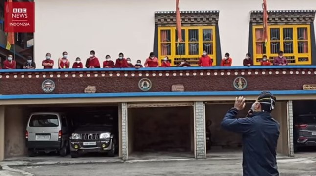 Covid-19 di India_ Ratusan biksu terinfeksi, biara Buddha ditutup sementara -