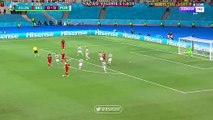 Thorgan Hazard goal. Belgium v Portugal 1-0 Euro 2020