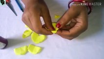 5 Beautiful Paper Flower Craft || DIY Paper Ideas || # home decor