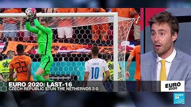 Czechs upset 10-man Netherlands to reach Euro 2021 quarter-finals