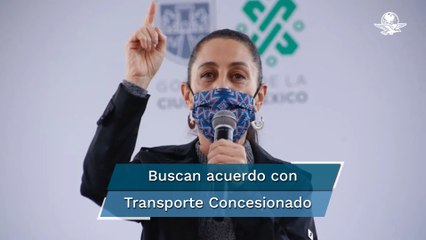 Tarifa del transporte público concesionado se mantendrá sin aumentos en CDMX: Sheinbaum