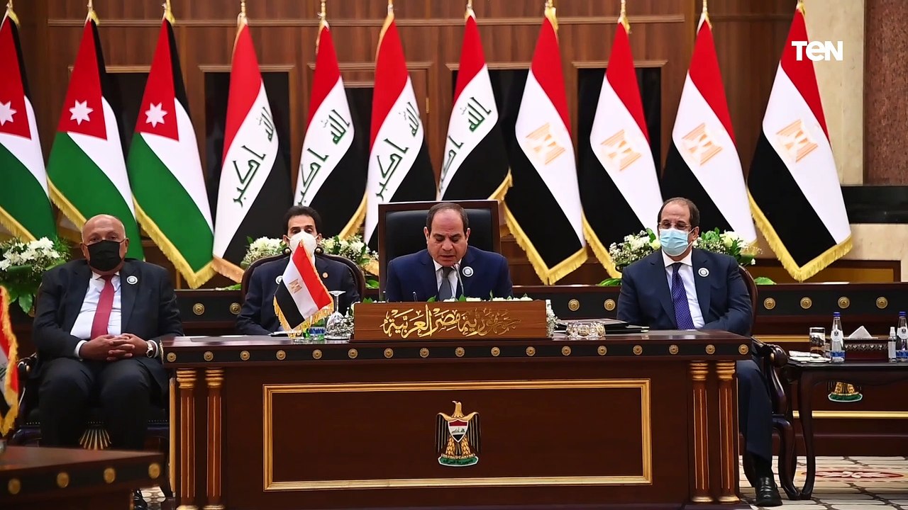 الرئيس يشارك بالقمة الثلاثية بين مصر والعراق والأردن بالعاصمة العراقية بغداد
