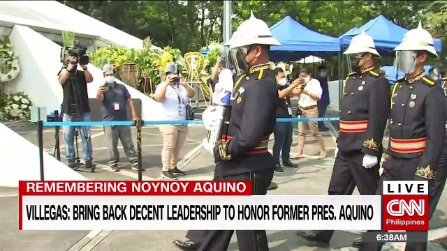 Villegas: Bring back decent leadership to honor Former President Aquino
