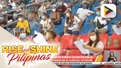 Valenzuela, magsasagawa ng symbolic vaccination para sa ika-10 milyong dose na ibabakuna sa Valenzuela Astrodome