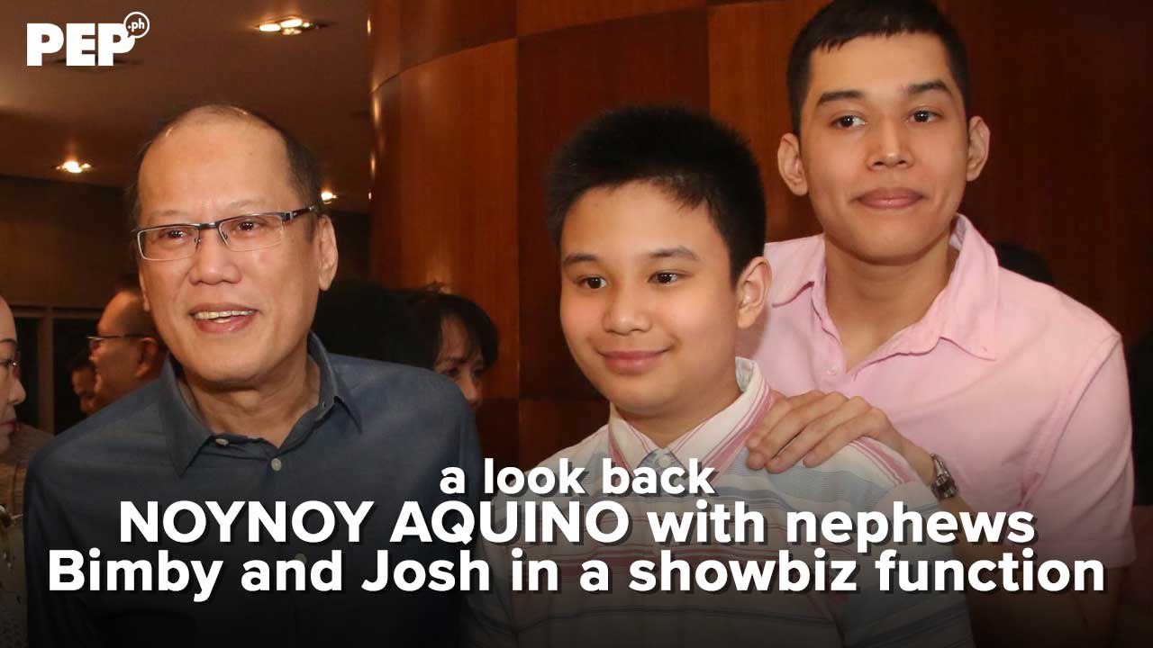 A look back on Joshua Aquino enjoying the company of Uncle Noynoy Aquino