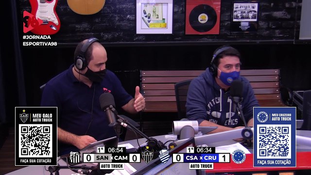 Jornada Esportiva 98 - Santos x Atlético e CSA x Cruzeiro 27/06/21