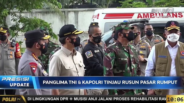 Panglima TNI & Kapolri Tinjau Rusun Pasar Rumput Sebagai Tempat Isolasi OTG
