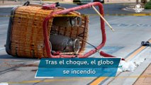 Globo aerostático choca contra línea de alta tensión en Nuevo México; hay 5 muertos