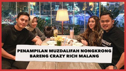 Muzdalifah Nongkrong Bareng Crazy Rich Malang, Penampilannya Disorot Publik