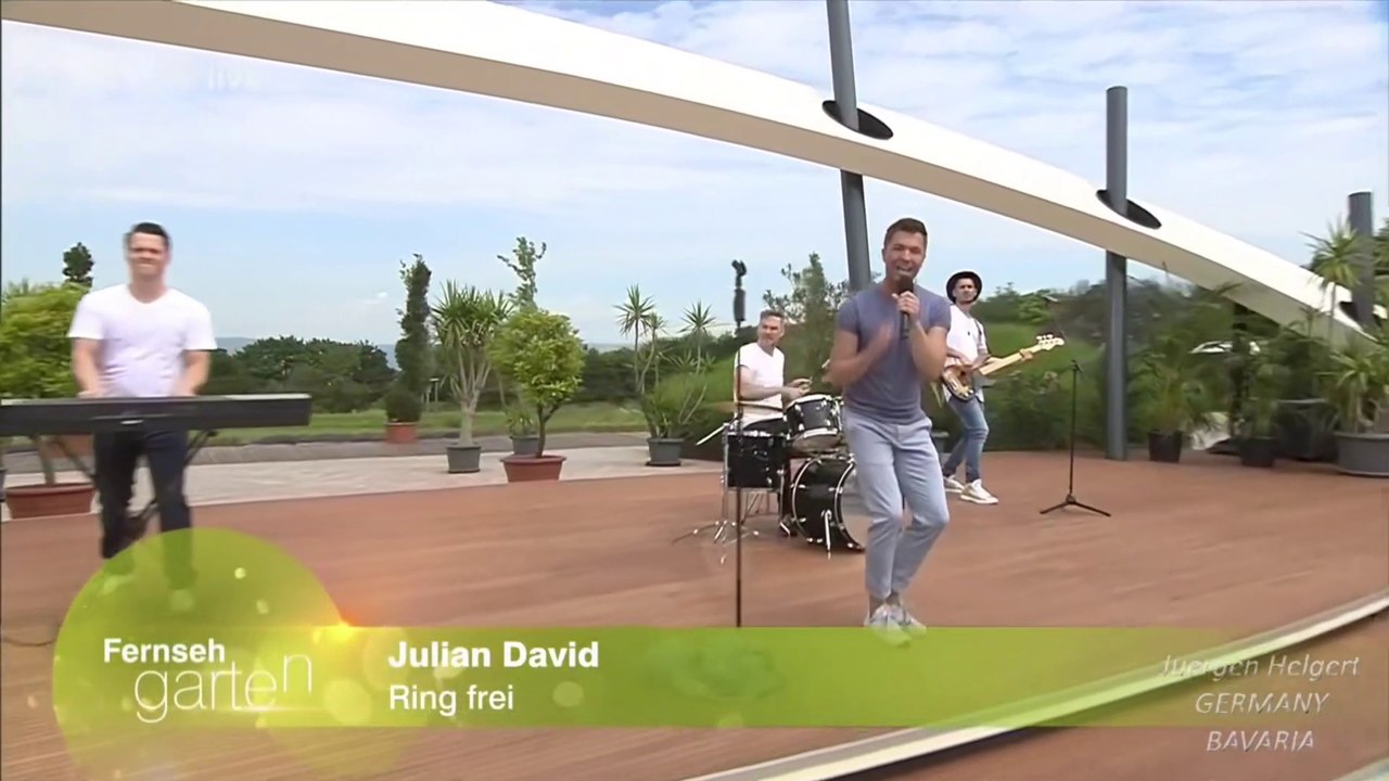 Julian David - Ring frei - | ZDF-Fernsehgarten, 27.06.2021