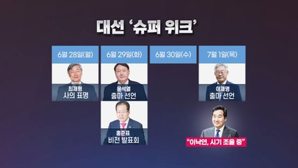 [앵커리포트] 29일 윤석열, 1일 이재명...대선 '슈퍼 위크' 개막 / YTN