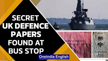 Secret military papers on UK warship, likely Russian reaction found at bus stop | Oneindia News