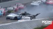 Justin Haley crashes hard at Pocono Raceway