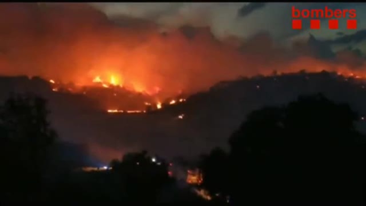 Estabilizado el incendio forestal declarado en Alfarrás (Lleida)