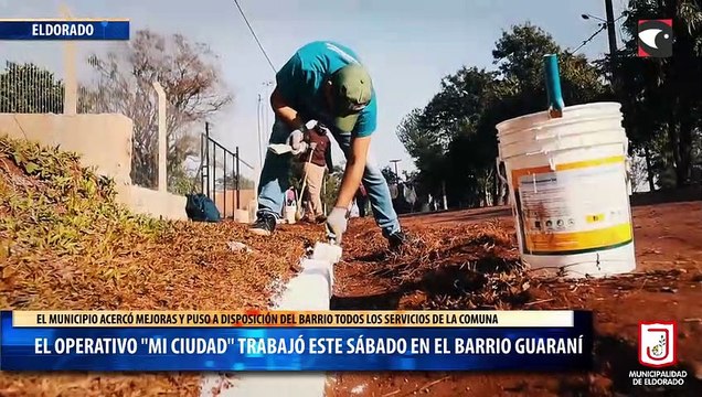 El operativo Mi Ciudad trabajó este sábado en el barrio Guaraní