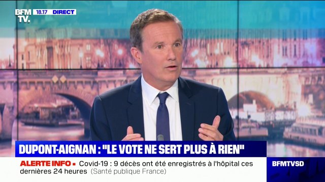 Nicolas Dupont-Aignan: Je serai le candidat de la renégociation des traités européens