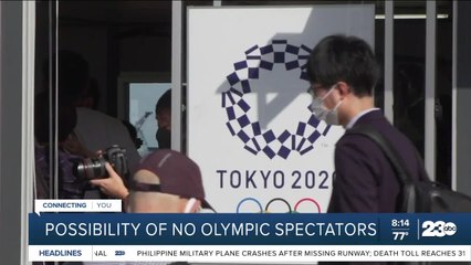 Possibility of no olympic spectators