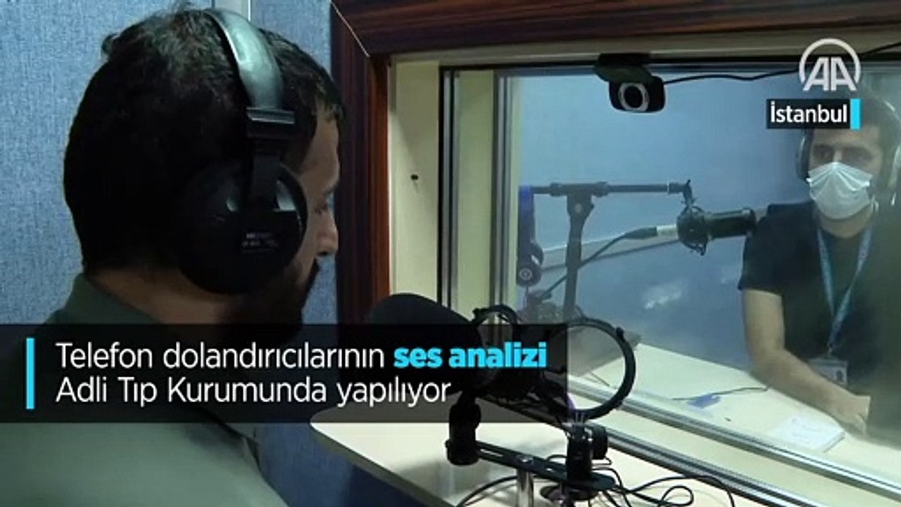 Telefon dolandırıcılarının ses analizi Adli Tıp Kurumunda yapılıyor