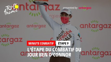 #TDF2021 - Étape 9 / Stage 9 - Antargaz most aggressive rider Minute / Minute du Combatif Antargaz
