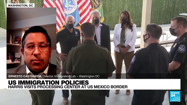 US immigration policies: K. Harris visits processing center at US Mexico border