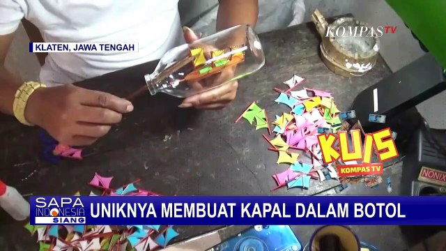 Uniknya Kerajinan Kreasi Kapal Dalam Botol yang Berhasil Tembus Pasar Internasional!
