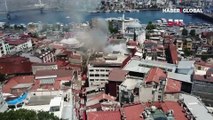 İstanbul Fatih'te oyuncak deposunda yangın