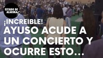 ¡INCREIBLE! Isabel Díaz Ayuso acude a un concierto de Hombre G en Madrid y ocurre esto…