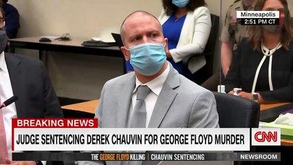 Watch Derek Chauvin As Judge Reads His Sentence