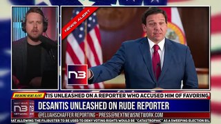 Boom! Desantis Just Unleashed On Rude Reporter During Explosive Press Conference