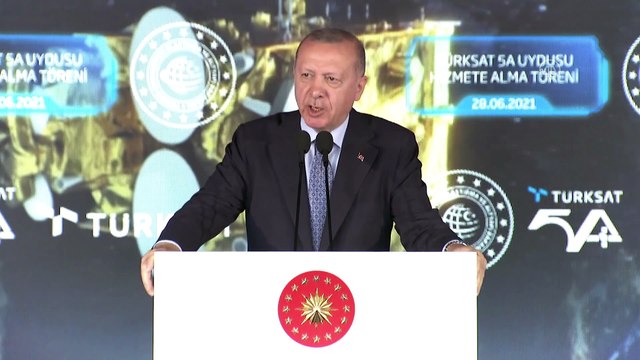 ANKARA - Cumhurbaşkanı Erdoğan: 'TÜRKSAT 6A uydumuzu ürettik, önümüzdeki yıl uzaya fırlatmayı planlıyoruz'
