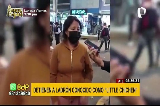 “Little Chicken”: delincuente se hacía pasar como peatón para robar celulares y billeteras