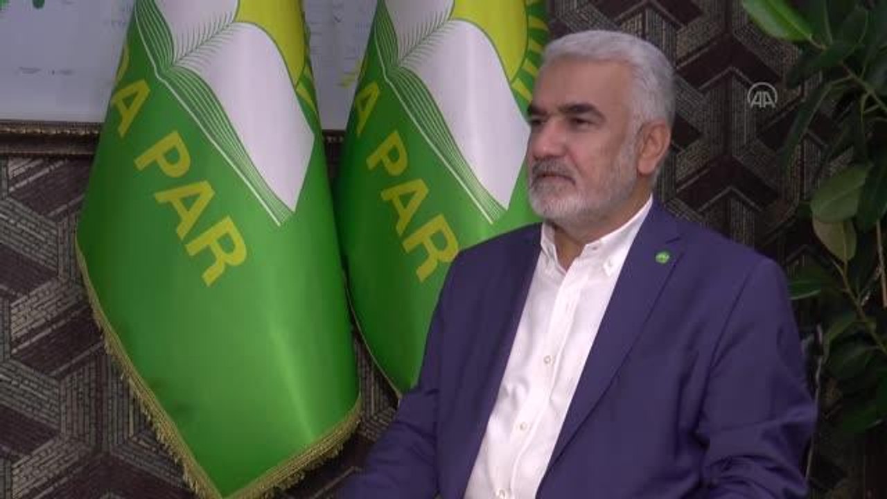 DİYARBAKIR - HÜDA PAR Genel Başkanı Yapıcıoğlu, Kobani davasını değerlendirdi