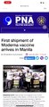 first shift of Moderna vaccines arrives in Manila | Jun 28, 2021 ( VERY HELP-FULL)