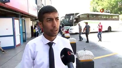 Otogarda bayram yoğunluğu başladı