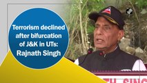 Terrorism declined after bifurcation of J&K into UTs: Rajnath Singh