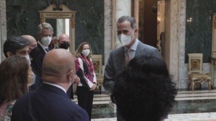 El rey almuerza en Barcelona con empresarios tecnológicos y directivos del Mobile