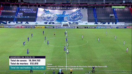 27/06/2021: CSA 2x1 Cruzeiro 1º Tempo