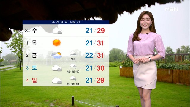 당분간 국지성 호우 주의…주후반 제주 장마