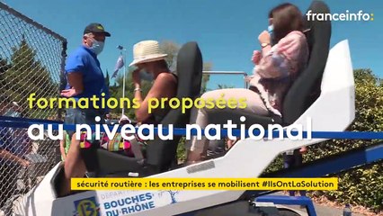 Dans les Bouches-du-Rhône, des salariés sensibilisés aux risques d'accident de la route