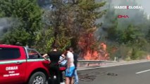 Muğla'nın Ula ilçesinde orman yangını! Kara yolu ulaşıma kapatıldı, evler tahliye edildi
