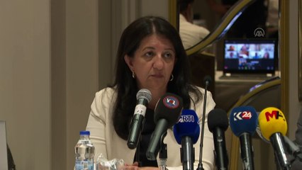 İSTANBUL - HDP Eş Genel Başkanları hukukçularla bir araya geldi